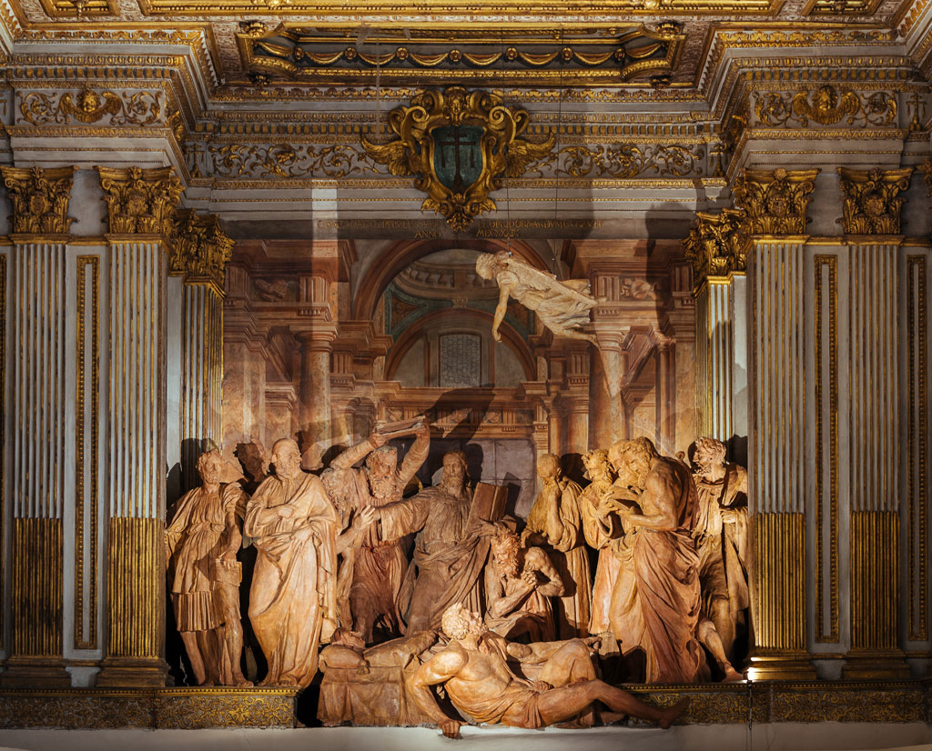 Transito della Vergine di Alfonso Lombardi - Oratorio di Santa Maria della Vita