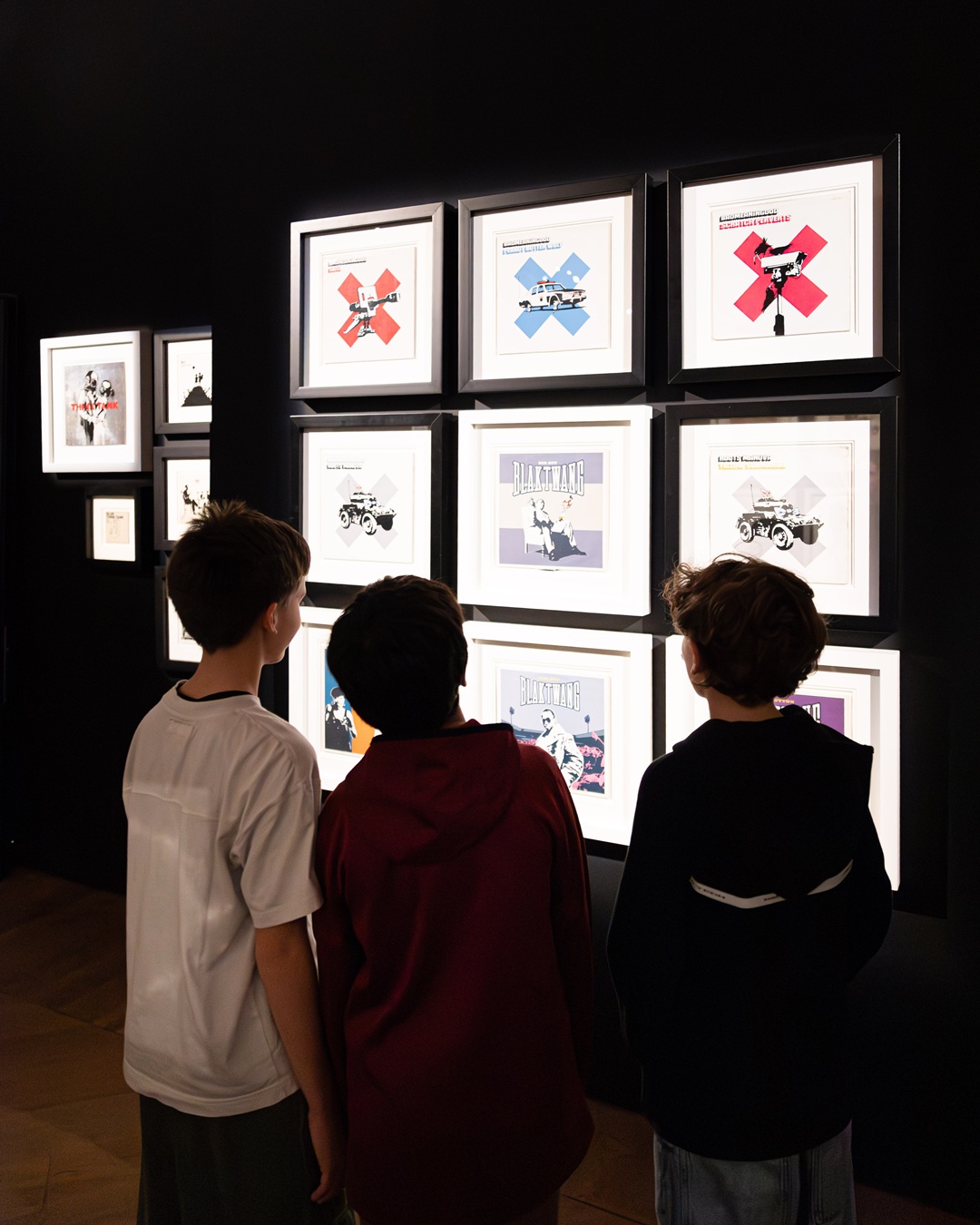 Visita guidata con bambini alla mostra "Banksy Archive 01" a Palazzo Fava