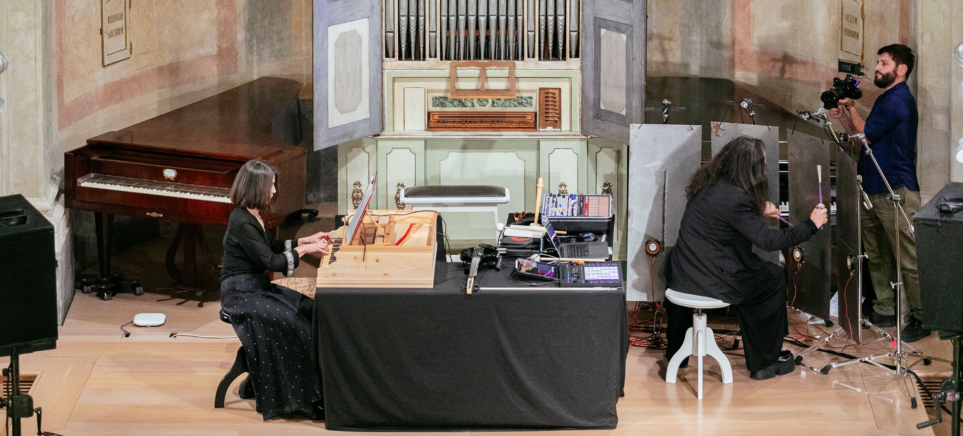 Concerto "Rinascimento bionico" con Gadi Sassoon e Maria Luisa Baldassari al Museo San Colombano